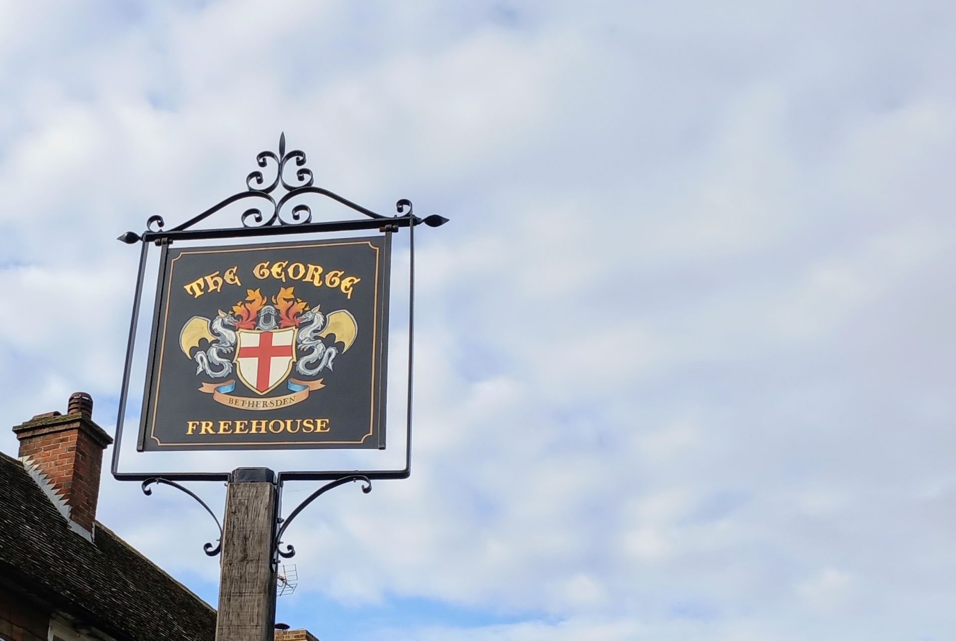 George Inn awaits at the end